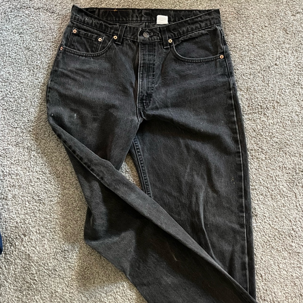Levi’s 550 Men’s Black Relaxed Jeans